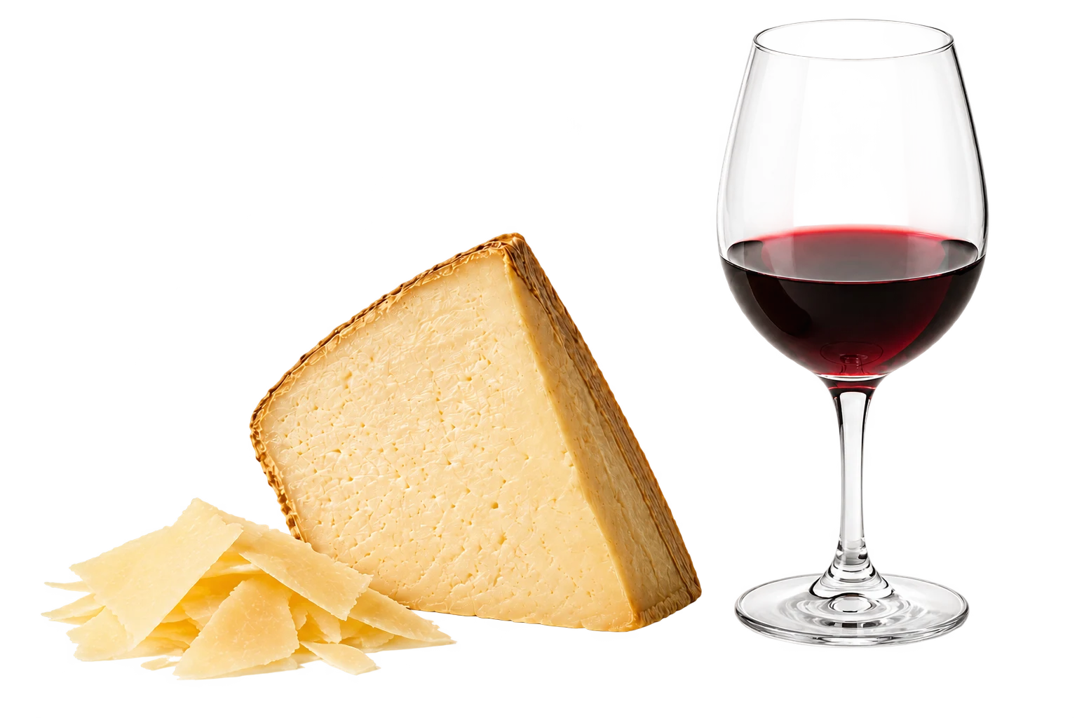 Plateau apéro : fromage affiné et verre de vin